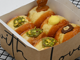 Mix Pistachio Dounts Box - 6 Pieces