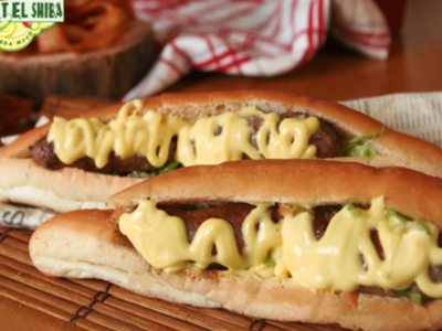 Grilled Oriental Sausage With Cheese Sandwich