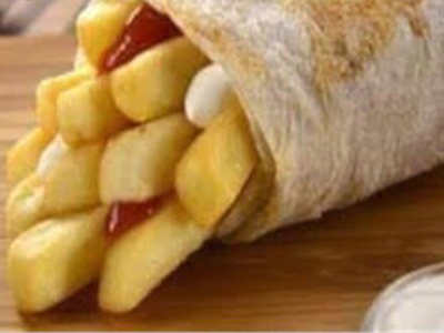 Syrian French Fries With Cheese Sandwich