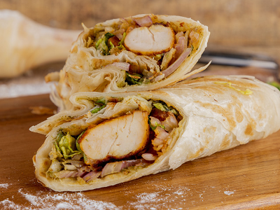 Chicken Tacos Roll Sandwich