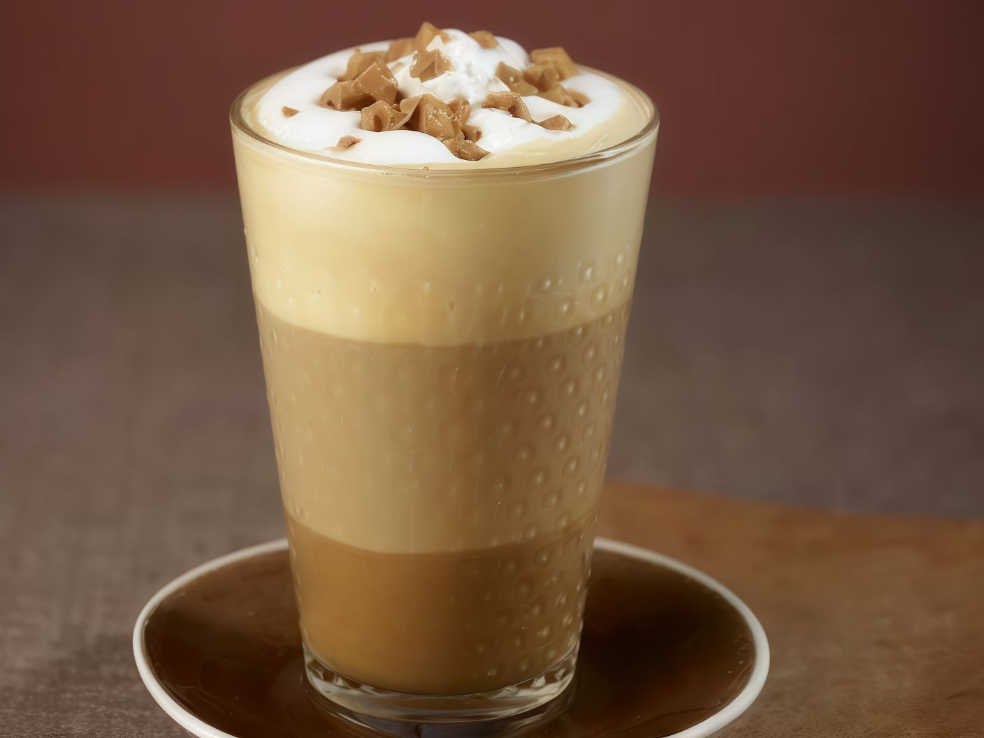 Iced Latte with Ice Cream