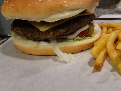 Nacho Burger Sandwich