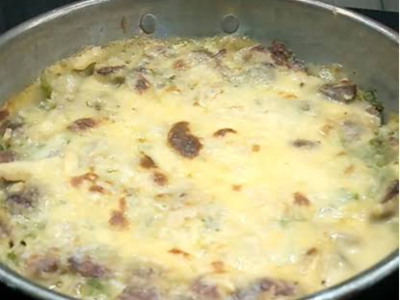 Oriental Sausage With Cheddar Cheese Bowl