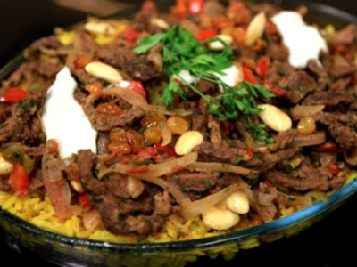 Meat Shawerma Fatteh