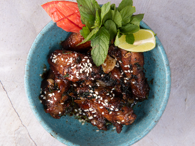 Chicken Wings With Pomegranate Molasses