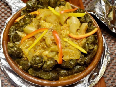 Vine Leaves With Knuckles Casserole