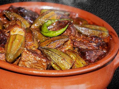 Okra With Meat Casserole