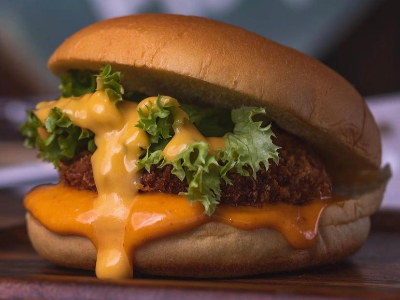 Dynamite Chicken Burger Sandwich
