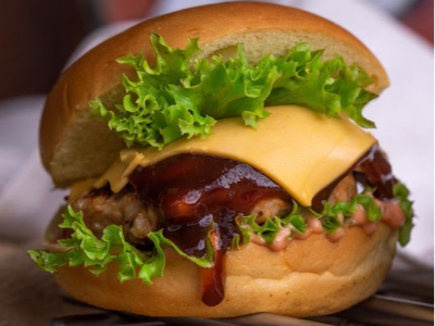BBQ Chicken Burger Sandwich