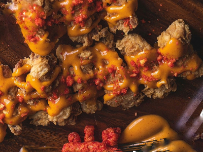 Chicken Strips With Dynamite Sauce