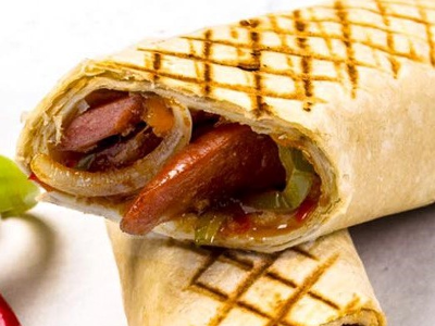 Mexican Hot Dog Wrap