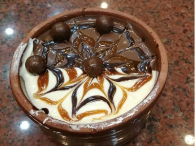 White Chocolate With Nutella Chocolate Casserole