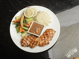 Chicken With Mushroom Sauce Platter