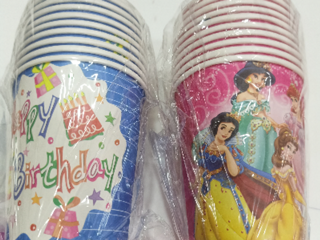 Ten Cardboard Cups
