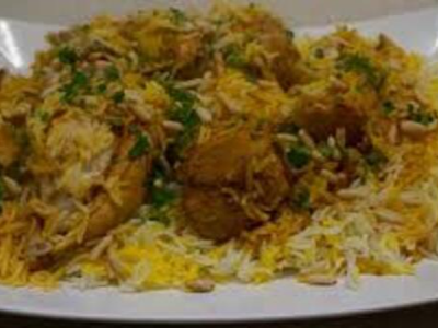 Whole Grilled Chicken With Biryani Rice