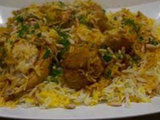 Half Grilled Chicken With Biryani Rice