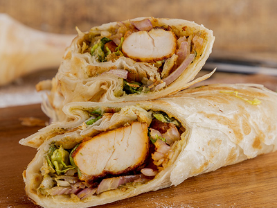 Crispy Chicken Wrap Sandwich