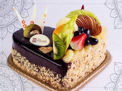 Half and half heart tart
