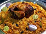 Whole Grilled Chicken With Kabsa Rice