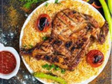 Half Grilled Chicken With Kabsa Rice