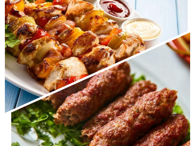 1/2 Kilo Kofta With 1/2 Kilo Shish Tawook Meal