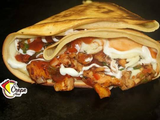 Crispy Chicken With Shish Tawook Crepe