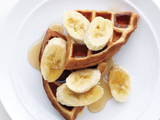 Banana With Peanut Butter Waffle