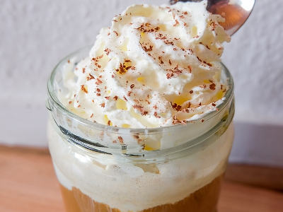 Ice Coffee With Ice Cream