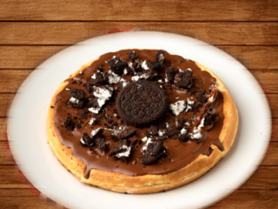 Oreo With Nutella Chocolate Waffle