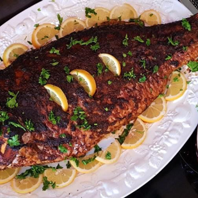 Grilled Grey Mullet Meal