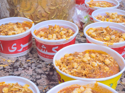 Plain Koshary