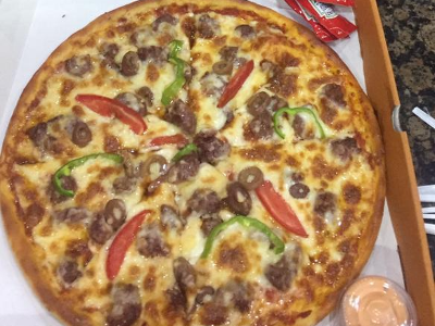 Oriental Sausage Pizza