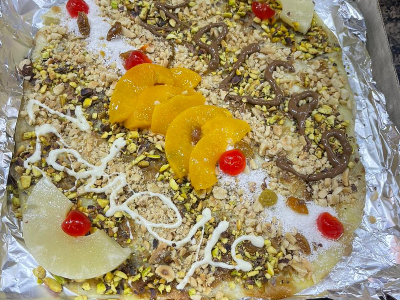 Hazelnut And Nuts Pie