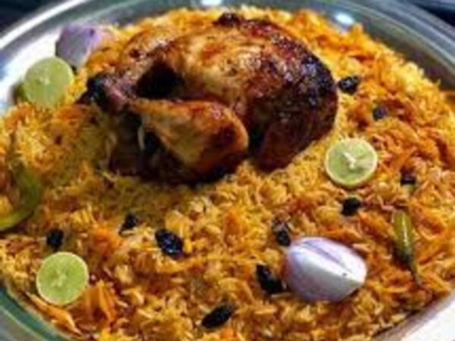 Whole Grilled Chicken With Kabsa