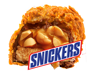 Fried Snickers Chocolate