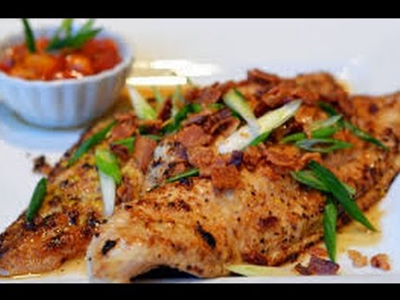 Grilled Zander Fish Fillet