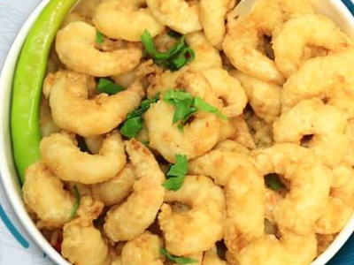 Rice Platter With Shrimp