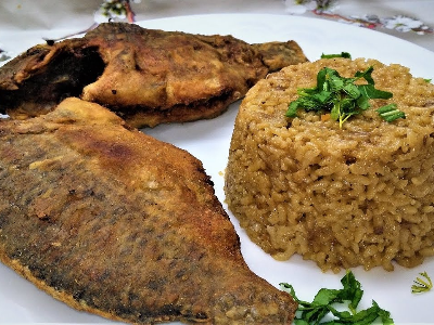 Fried Tilapia Fish Meal