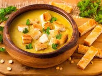 Lentil Soup With Toasted Bread