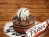 Nutella Chocolate With Flutes Chocolate Casserole