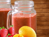 Mango And Strawberry Smoothie