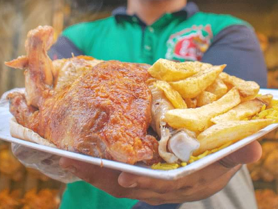 Syrian Quarter Chicken Meal - Thigh