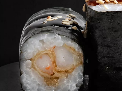 Shrimp Tempura Hoso Maki