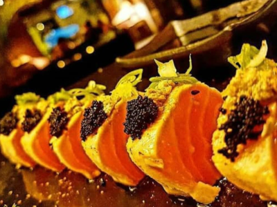 Seared Salmon Sashimi