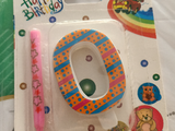 Birthday Decoration - Candle Number 0