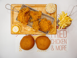 Crispy Chicken Individual Meal - 4 Pieces