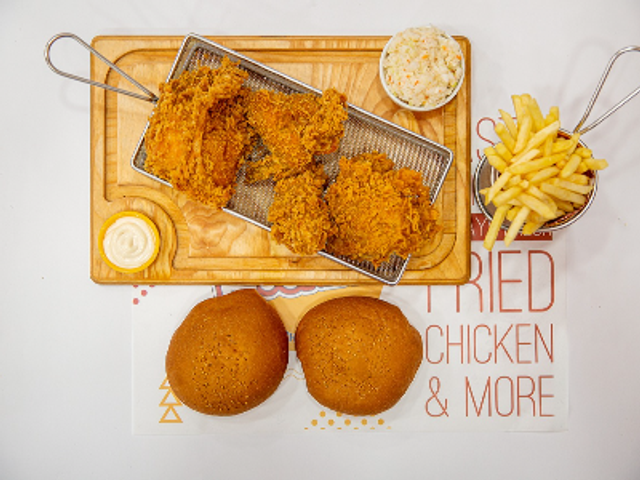 Crispy Chicken Individual Meal - 4 Pieces