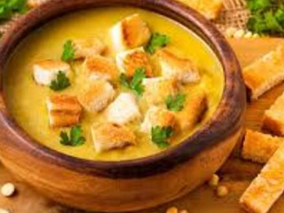 Lentil Soup With Toasted Bread