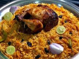 Whole Grilled Chicken With Kabsa Rice
