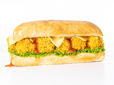Chicken Popcorn Sandwich
